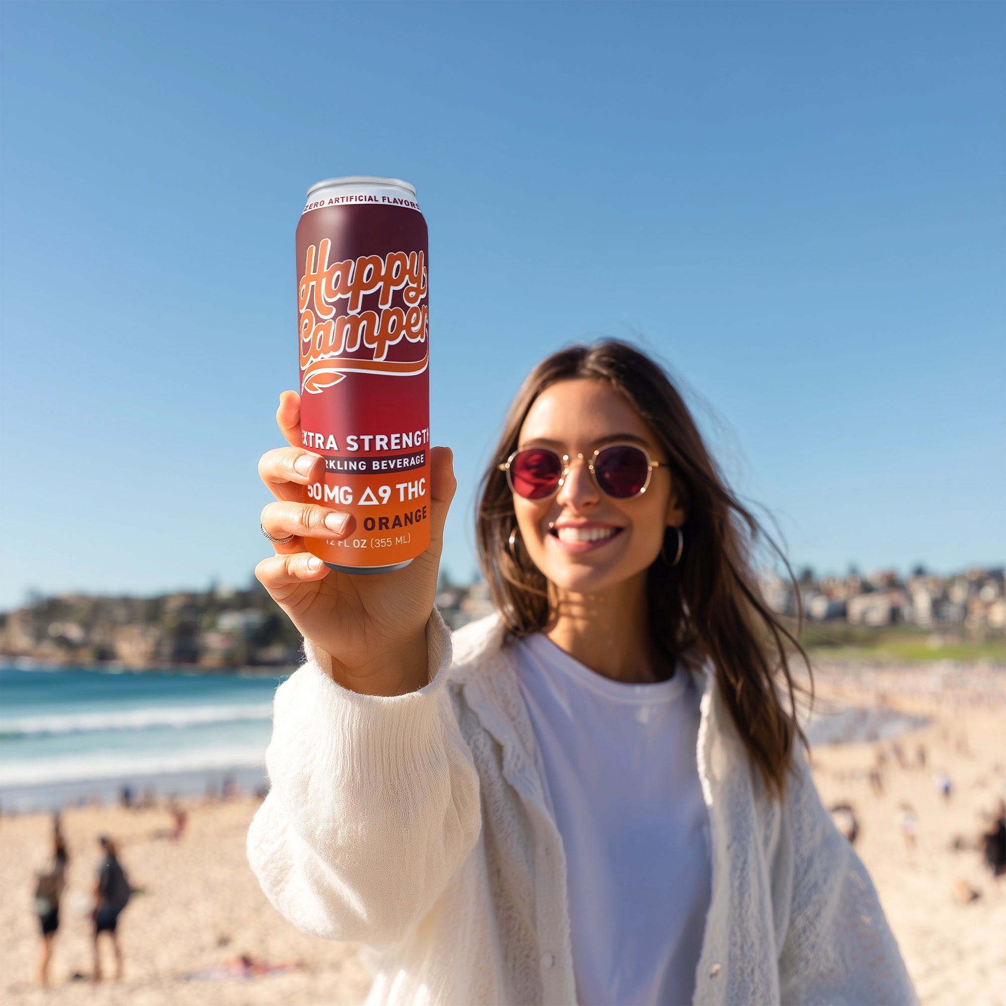 BLOOD ORANGE - 50MG D9 THC  EXTRA STRENGTH SPARKLING BEVERAGE