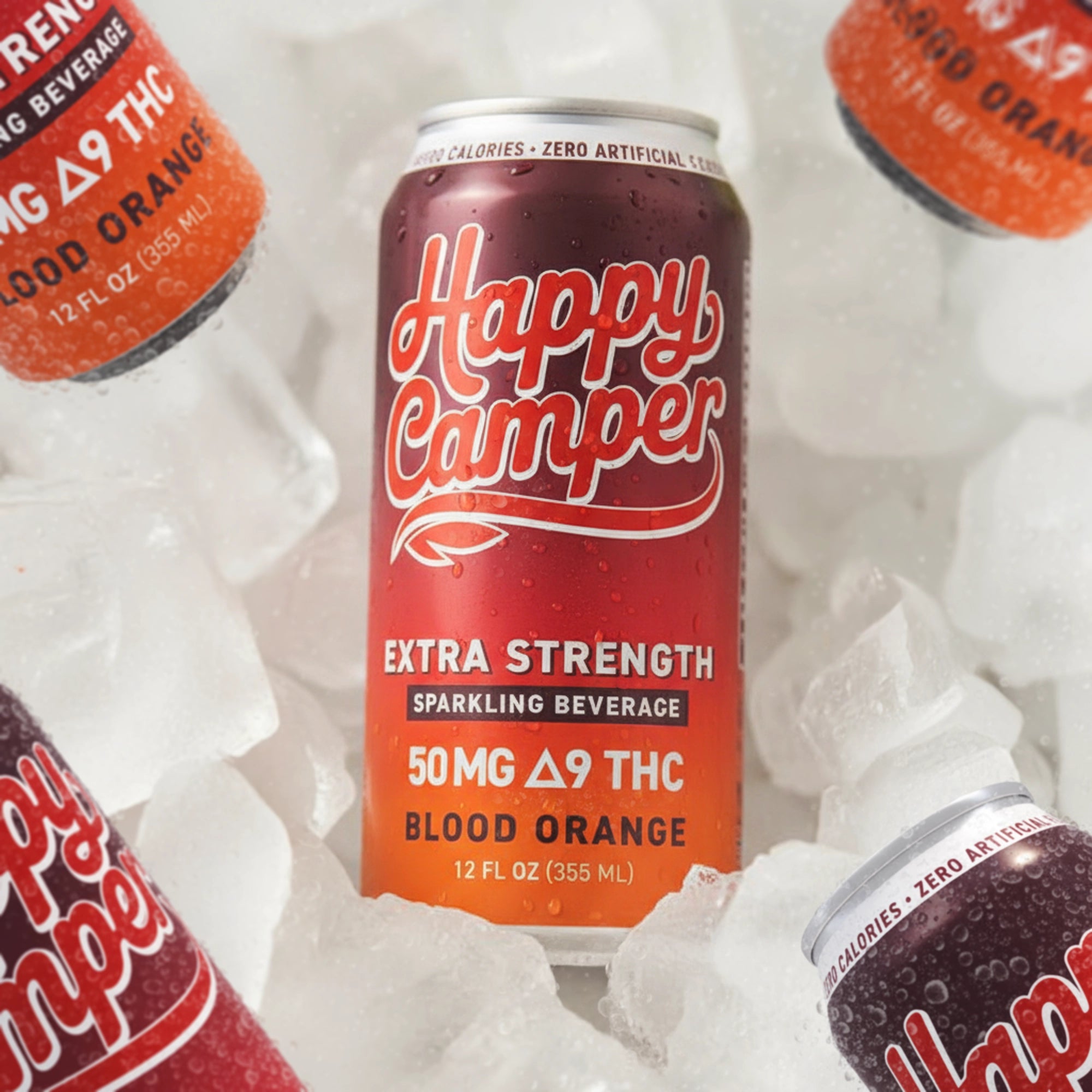 BLOOD ORANGE - 50MG D9 THC  EXTRA STRENGTH SPARKLING BEVERAGE