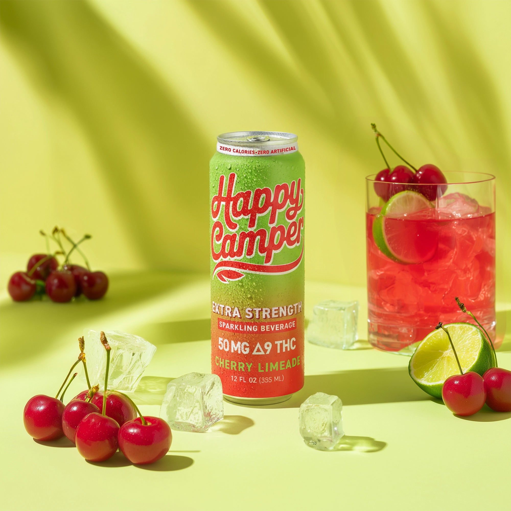 CHERRY LIMEADE - 50MG D9 THC  EXTRA STRENGTH SPARKLING BEVERAGE
