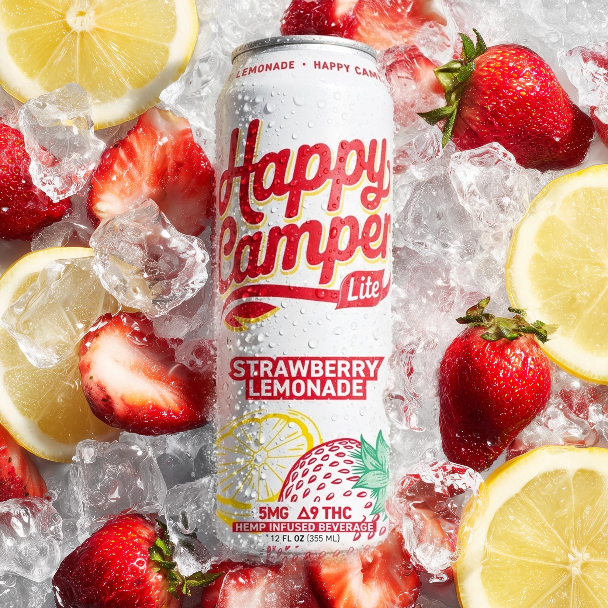STRAWBERRY LEMONADE - 5MG D9 HEMP INFUSED BEVERAGE