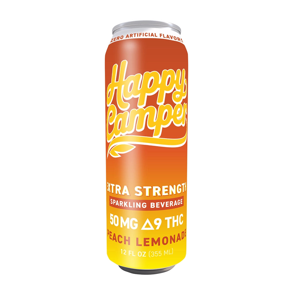 PEACH LEMONADE - 50MG D9 THC  HEMP INFUSED SPARKLING BEVERAGE