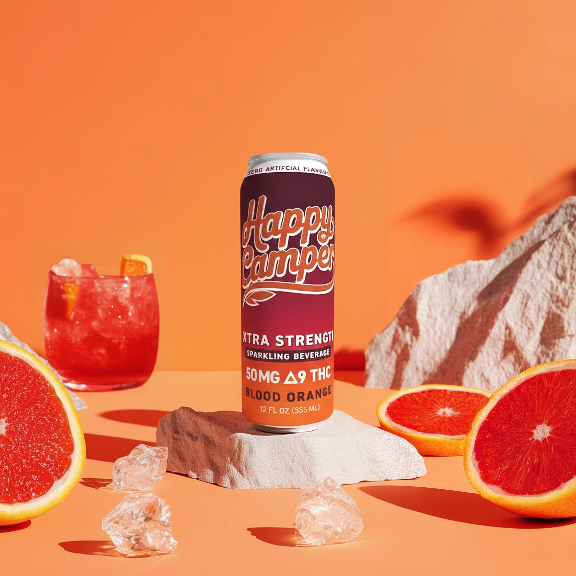 BLOOD ORANGE - 50MG D9 THC  EXTRA STRENGTH SPARKLING BEVERAGE